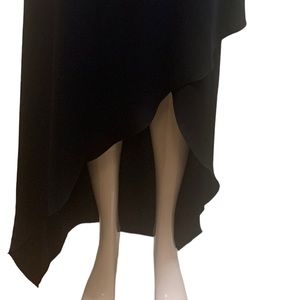 Asymmetric black shirt